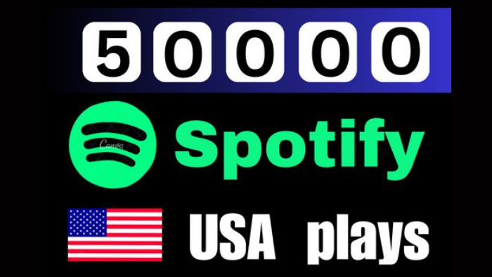 7336Spotify promotion 100K Spotify USA Track Plays from premium account royalties eligible lifetime guaranteed