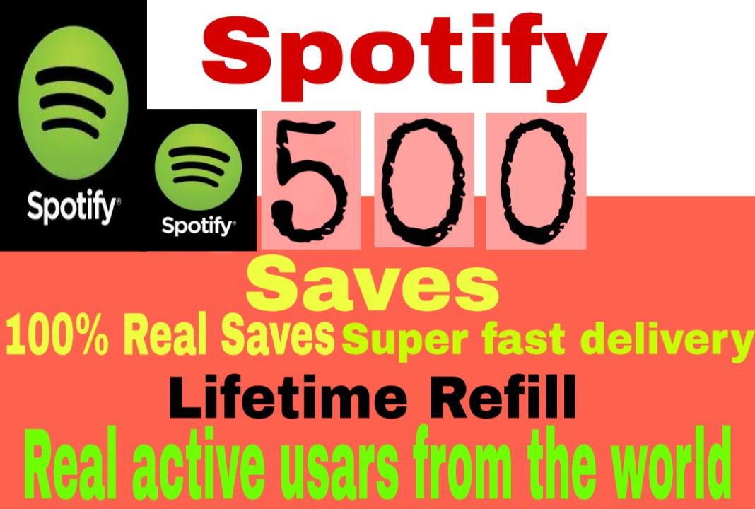 6351I will give you 2500+ HQ USA Spotify Plays lifetime Refill Delivered Fast!