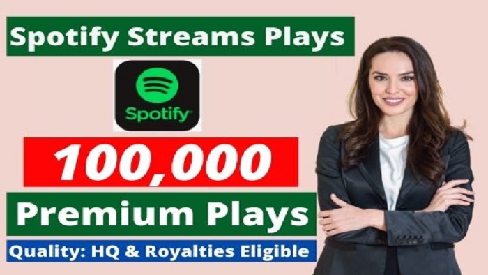 5277Provide 50,000 Spotify USA premium Plays from HQ account and Royalties Eligible permanent guaranteed