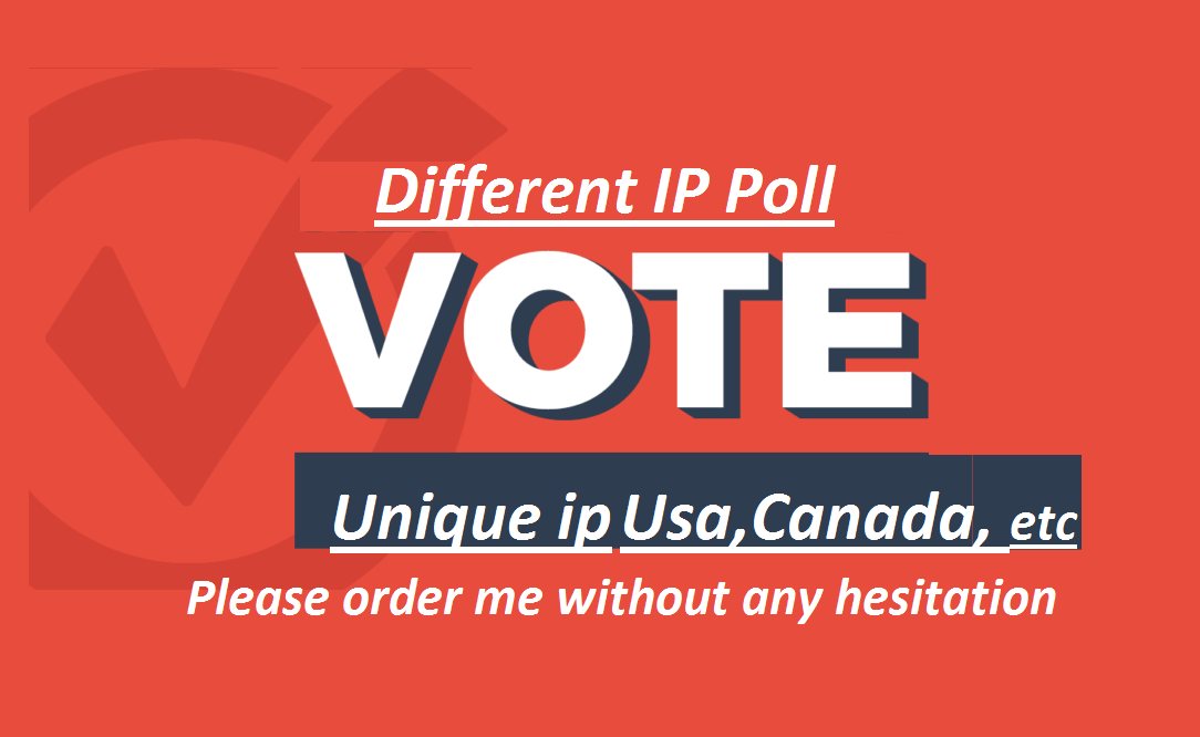 7777Grow instant 150 Different IP Votes For Any Online Voting Contest Polls