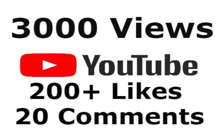 6327i will send you 5000 YouTube Views & 200 likes with 20 comments