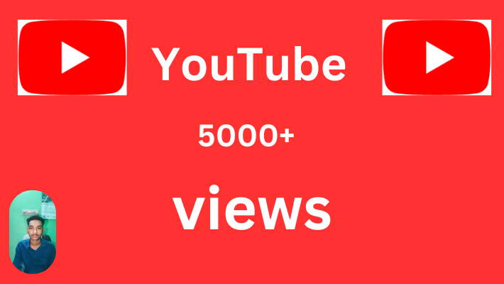 35699You will get 5000+ Non Drop life time guranted YouTube Views And 400+ Likes, And 50 Comment, YouTube.