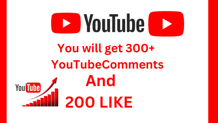 47792You will get 100+ YouTube Video Custom Comments And YouTube Video Promotion Marketing