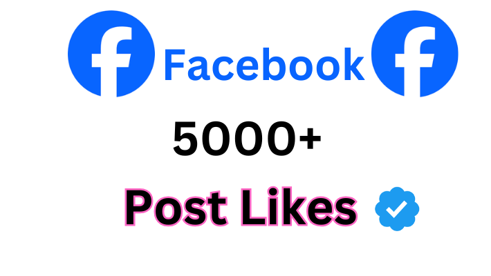 58089You will get 5000 facebook  post likes and 1000 followers