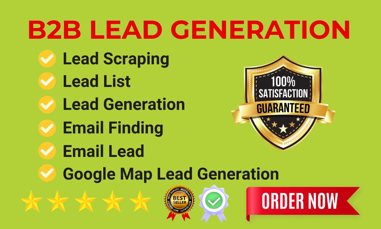 98748I will do targeted linkedIn leads, b2b lead generation, and linkedIn scraping