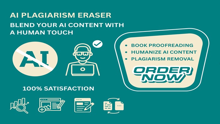 216065I will rewrite chatgpt articles for plagiarism removal, ai detection
