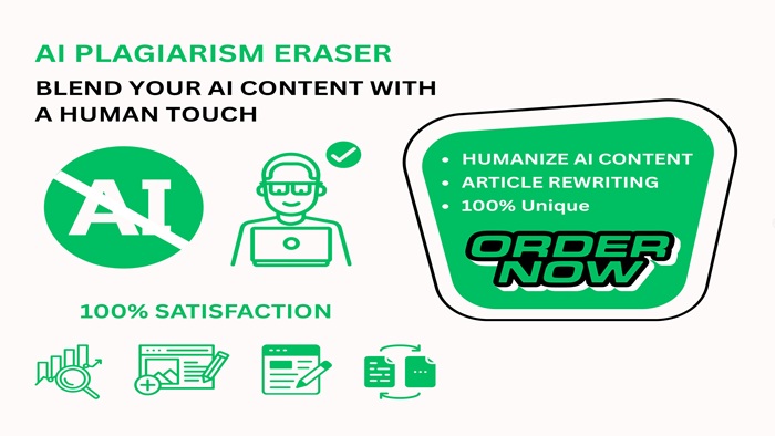 216064I will rewrite chatgpt articles for plagiarism removal, ai detection