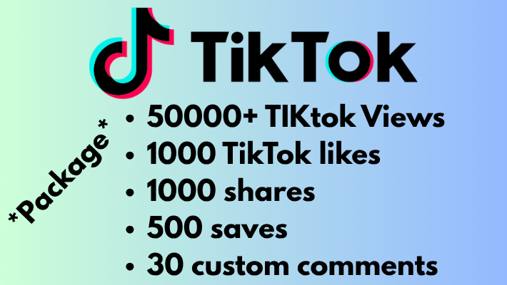 244552I Will Promote 6 TikTok Videos with 50,000+ Views 📺, 1,000 Likes ❤️, 1,000 Shares 🔄, 500 Saves 📌 & 30 Comments 💬 Each 🔥
