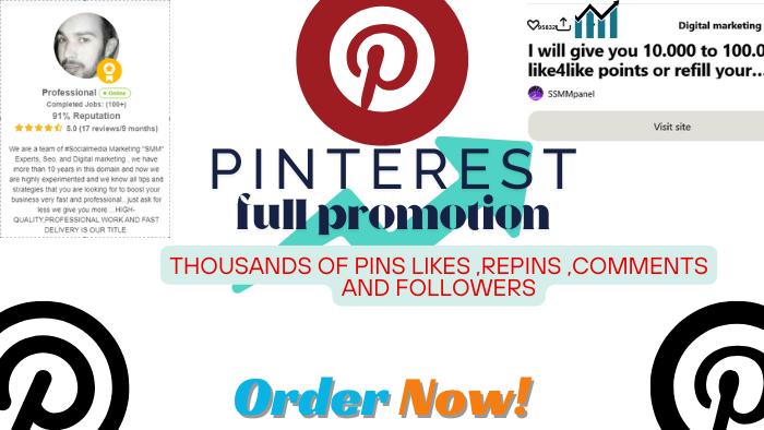 223594Pinterest Pin Likes, Repins ,Comments and Profile Followers ( Best service online to get real Pinterest likes )