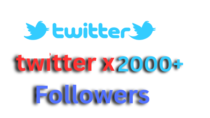 239608You Will Get Organic twitter x Promotion 2000+twitter x Followers Non Drop / LifeTime Guaranteed 100% safe Service