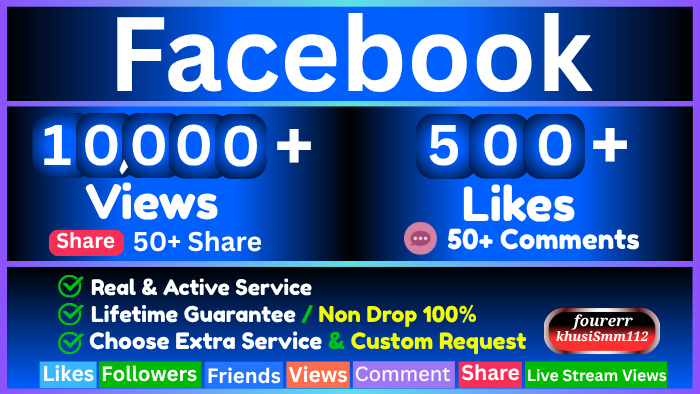 2685825000+ Facebook Page Likes/Followers Lifetime guaranteed