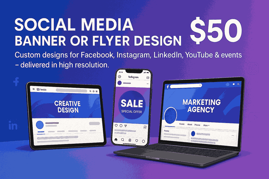 285708I will create a brand matching Social Media Banner or Flyer Design