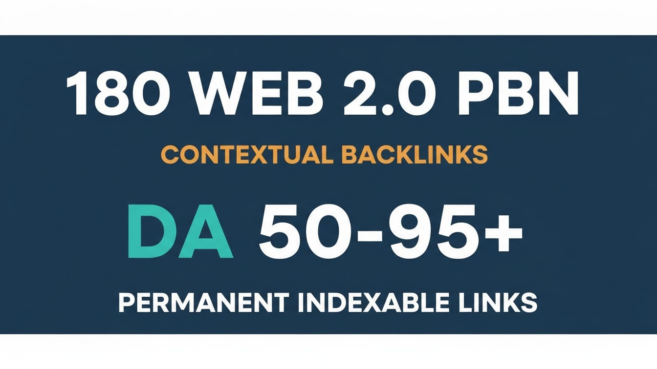 440955100+ PBN Web2.0 Good Domain Authority Premium Quality Homepage SEO backlinks