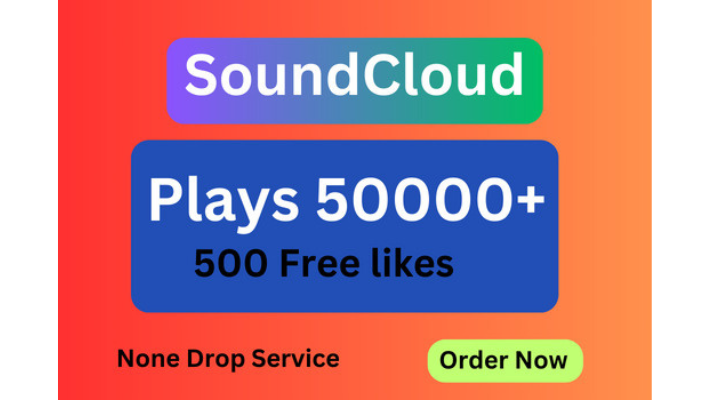 7395I will Send 25,000 SoundCloud Plays Non-Drop service