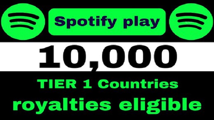 5986provide 5000 Spotify Premium Plays TIER 1 countries Royalties Eligible