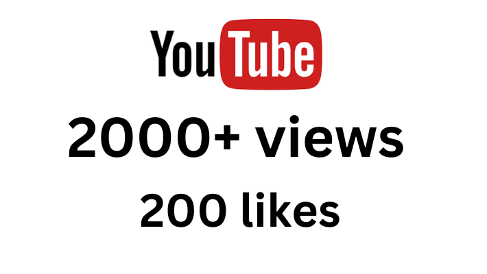 45382You will get 2000 YouTube views & 200+ likes l Organic YouTube views non drop life time