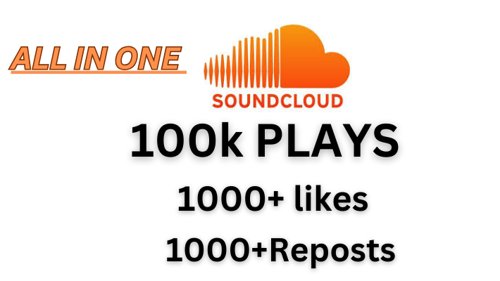 37690You will get 100K SoundCloud PLAYS 1000+ LIKES AND 1000+ Reposts OR 1000+ FOLLOWERS