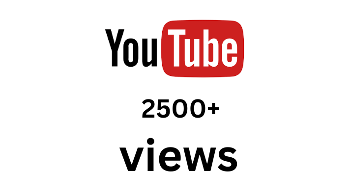 53600You will get 2500+Youtube Views, Youtube Promotion, Youtube Marketing, Youtube Growth