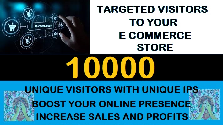 5362410000 Targeted traffic to Shopify Woo-commerce Etsy Ebay E commerce store