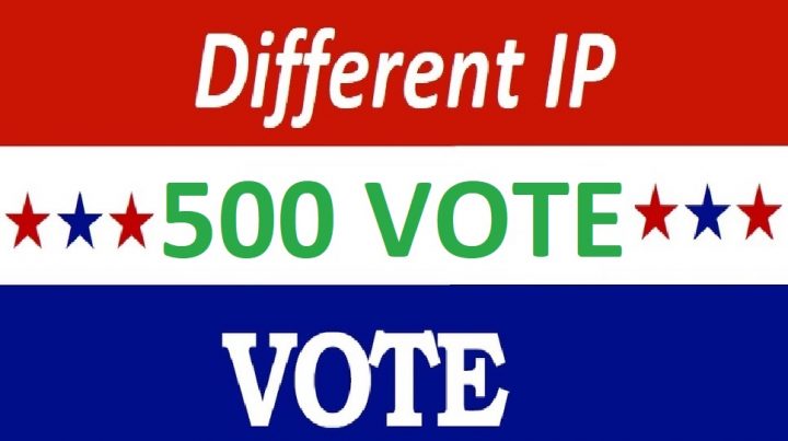 Get offer 500 Different IP votes contest that you are participating