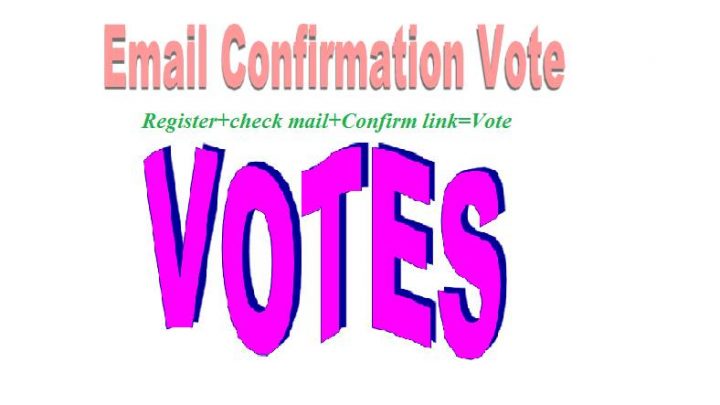 Add 100 registration with email confirmation votes