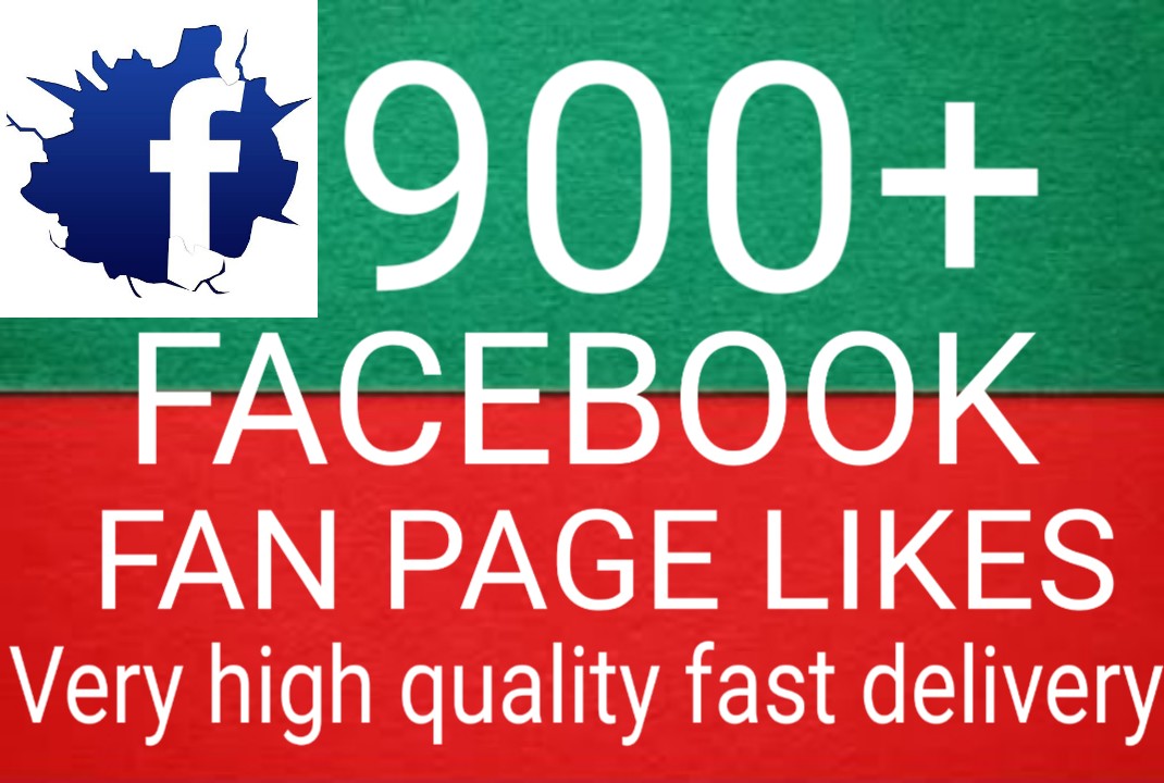 I will Promote 1,000+ Facebook Fan Page Likes high quality and fast delivery