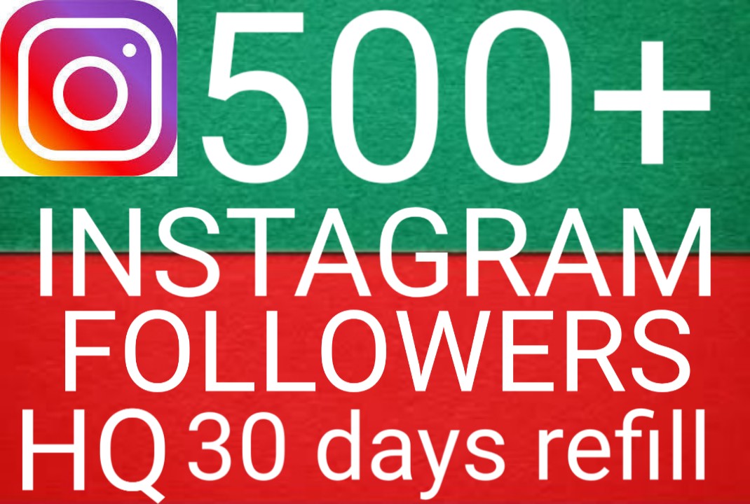 I will give you add 500+ Instagram followers high quality promotion Real organic with non drop fast delivery
