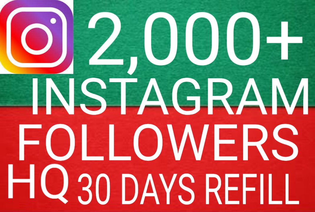 I will give you add 2,000+ Instagram followers high quality promotion Real organic with non drop fast delivery