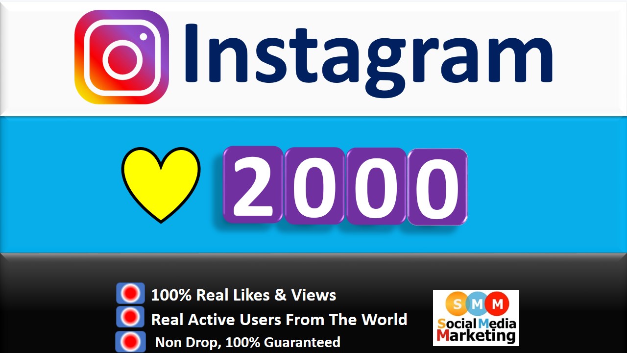 Get Instant 2000+ Instagram Likes, Real & Active Users, Non Drop Guaranteed