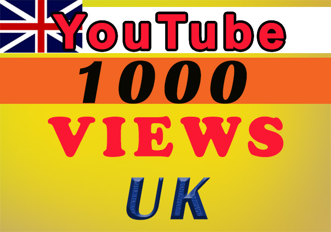 UK Targeted YouTube video views for $8