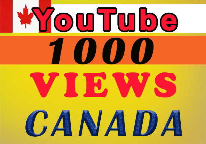 CANADA Targeted YouTube video views for $9