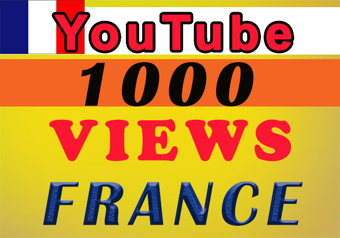 FRANCE Targeted YouTube video views for $8