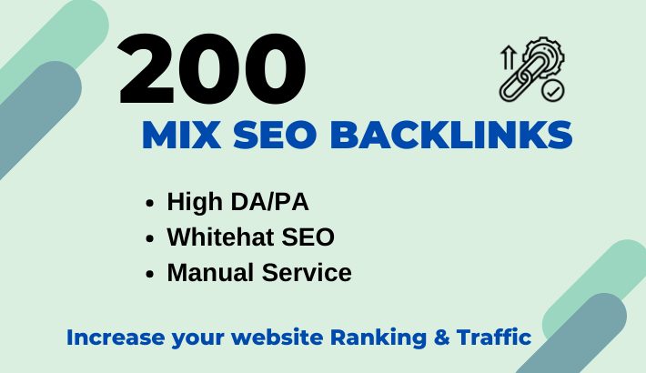Monthly Off-page SEO service with Whitehat link building
