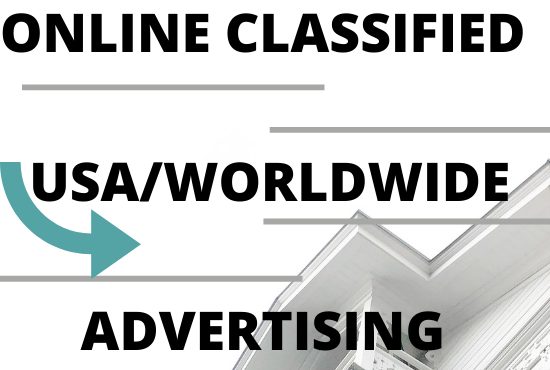 I can post online classified advertising