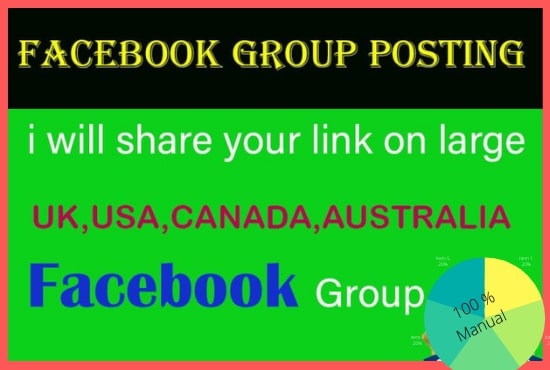 I will do facebook promotion your any business link on facebook group