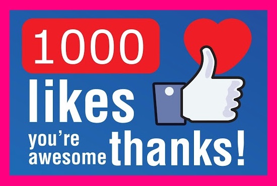 I will Grow you 1000 Facebook Likes
