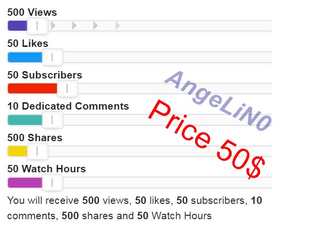 ™Real YouTube Promotion Package All In One Service Instant Start for 50$