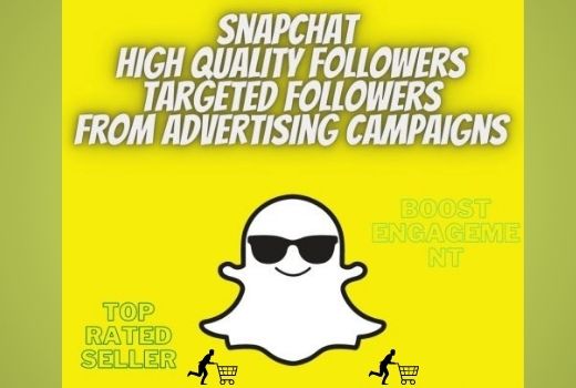 Get thousands of Snapchat HQ real targeted Subscribers or ”friends ” non drop 100% reals