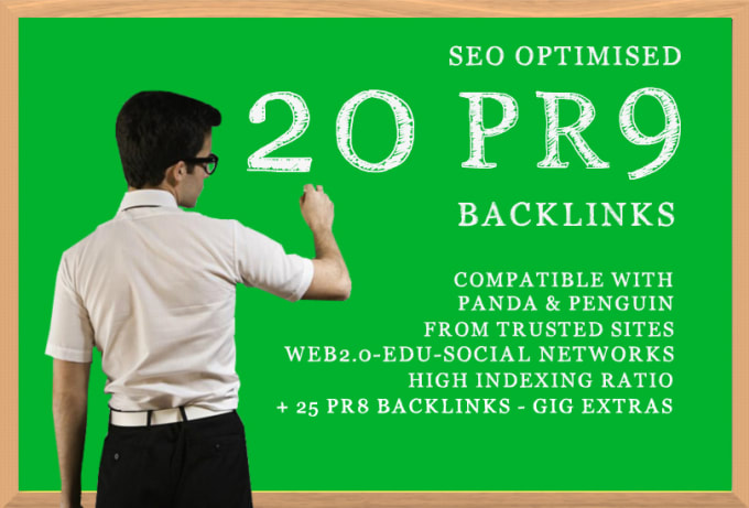80+ DA 20 PR9 high quality SEO domain authority permanent backlinks