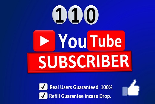 Get Organic 110+ YouTube-Subscriber From WW HQ account in your Channel, Non-Drop, Real Active Users