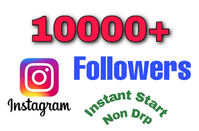 I will add 10000+ Followers on your Instagram Profile. Instant start and non drop!
