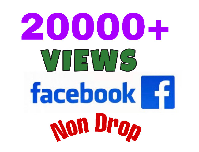 I will add 20000+ Views on Facebook Video post . Lifetime Guaranteed.