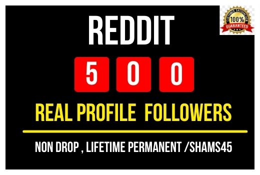 Get Instant Reddit 500 profile followers