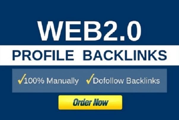 50 Web 2.0 High PR profiles and Edu/Gov Backlinks