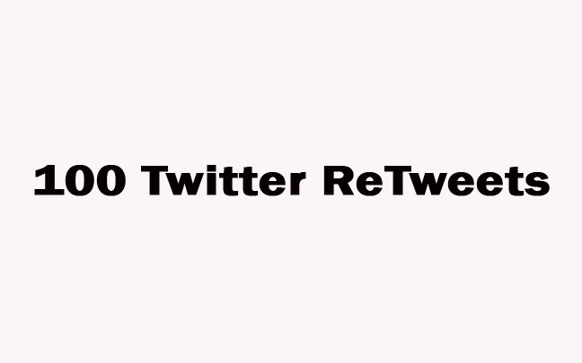 100+ Tweeter ReTweets Nondrop High queality