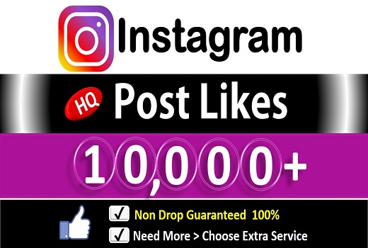 Get 10,000+ Instagram Likes In Picture & Video, HQ Permanent 100% Guaranteed