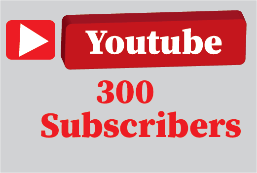 300+ youtube subscribers Non Drop and 100% guaranteed