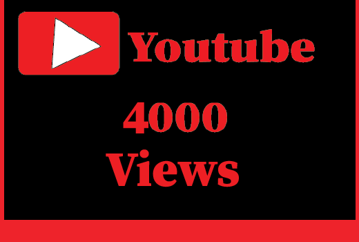 4000+ Youtube Views,Non Drop and 100% Real