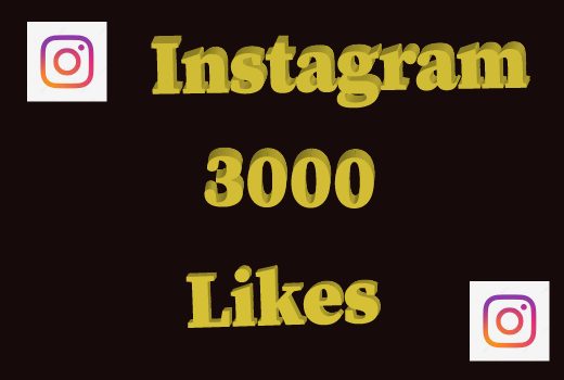 3000+ Instagram Likes,Non drop and 100% Real