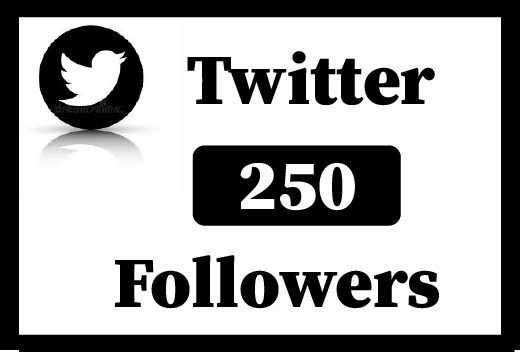 250+ Twitter Followers,Best Quality and lifetime permanent